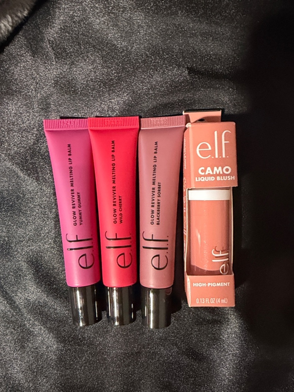 Women Makeup Glow Reviver & Camo Liquid Blush Set - Pink, Red, Mauve, Peach